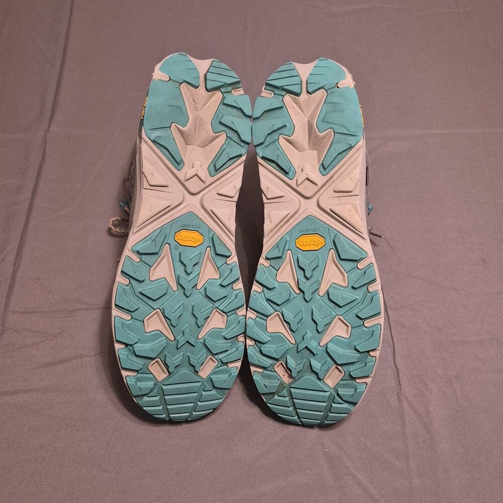 Hoka One One Trail Code GTX Men Size 13 Gray Aqua Hiking Boots 1123165FGCQ - Picture 5 of 7